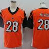 Mens NFL Jacksonville Jaguars Football Jersey Custom Number 9 Burrow 1 Chase 14 18 28 Premium Cotton Sportswear
