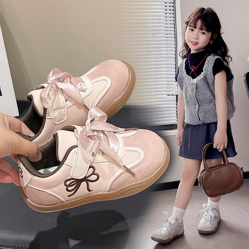 Girls Fashion Casual Sneakers for Spring Autumn Toddler School Shoes Soft Sole Comfortable