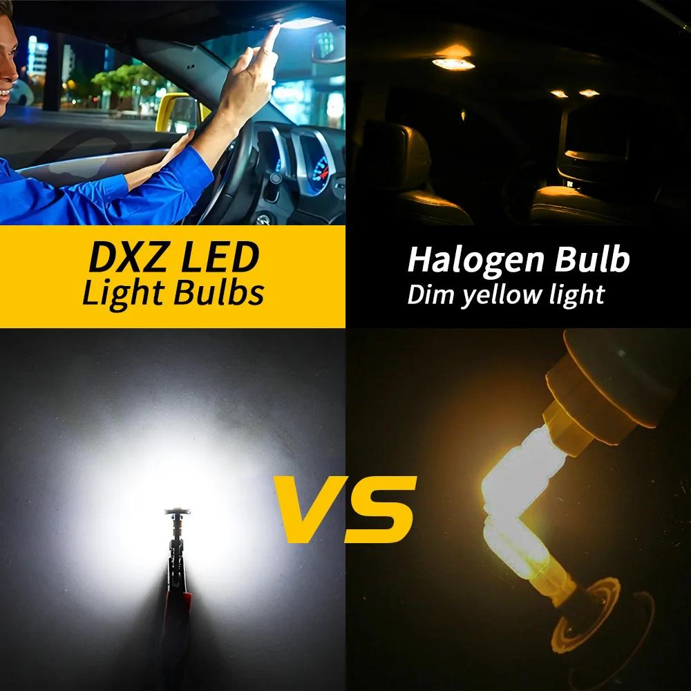 10 PIÈCES Ampoules LED W5W T10 Canbus 12-SMD 12V/24V Blanc 6500K 194 168 Lumières de Plafonnier Intérieur de Voiture Lumière de Stationnement Lampe Auto 4W