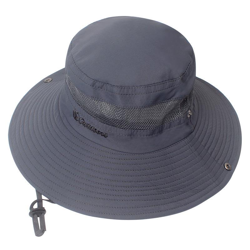 Hat Men Summer Eaves Fishing Casual Men Summer Bucket Hat Sun Hat Outdoor Beach Sun Hat
