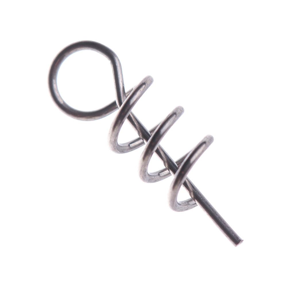 Fishing Tools Metal Needle Pins Fixed Soft Bait Centering Fishing Hook Spring Twist
