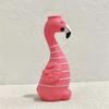 Cartoon Flamingo Decorative Vases In Resin, Whimsical Long Neck Bird Figurine for Styling Shelves, Desks, and Nightstands Displays