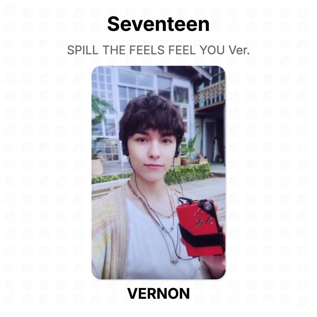 Seventeen SPILL THE FEELS FEEL YOU Ver. Official Photocard
