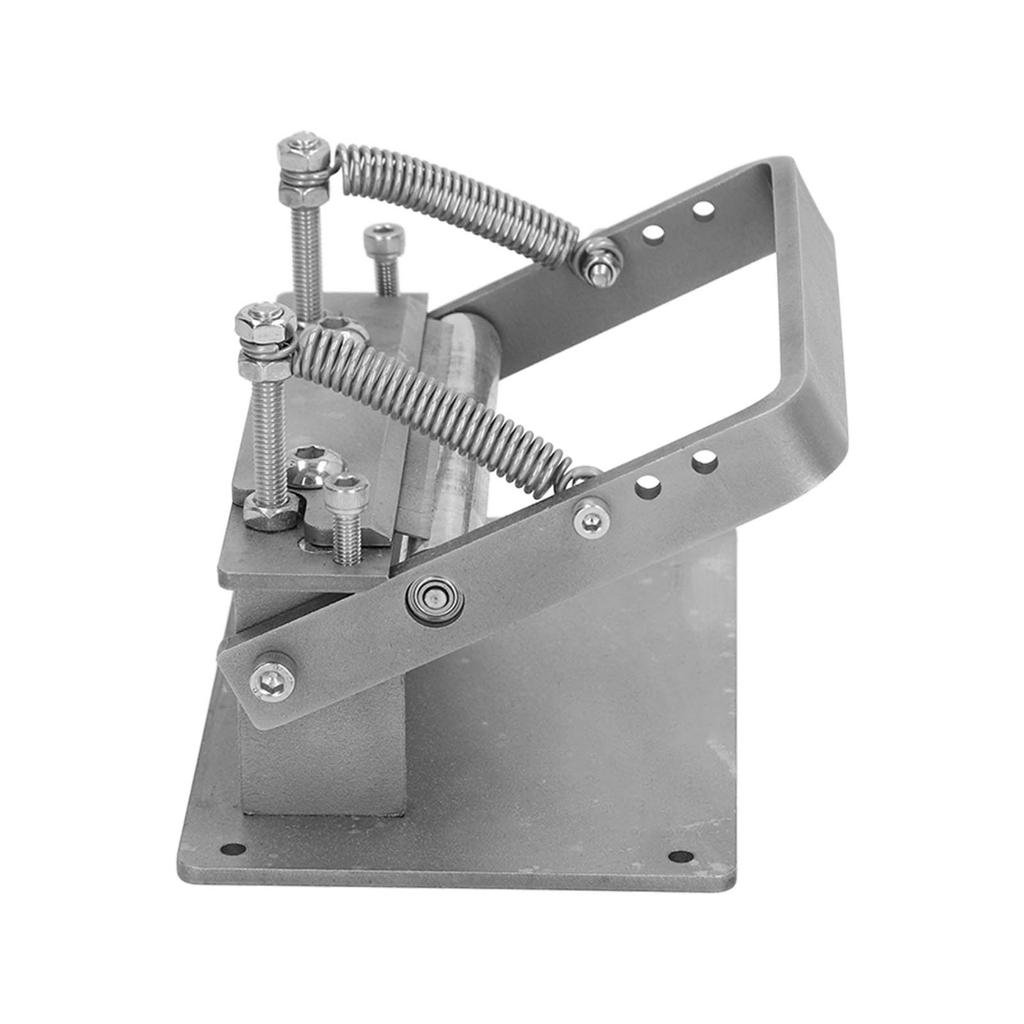 Manuell Lærskrellingsmaskin DIY Lettvekt Rustfritt Stål Nøyaktig Skjæring Lærspalter