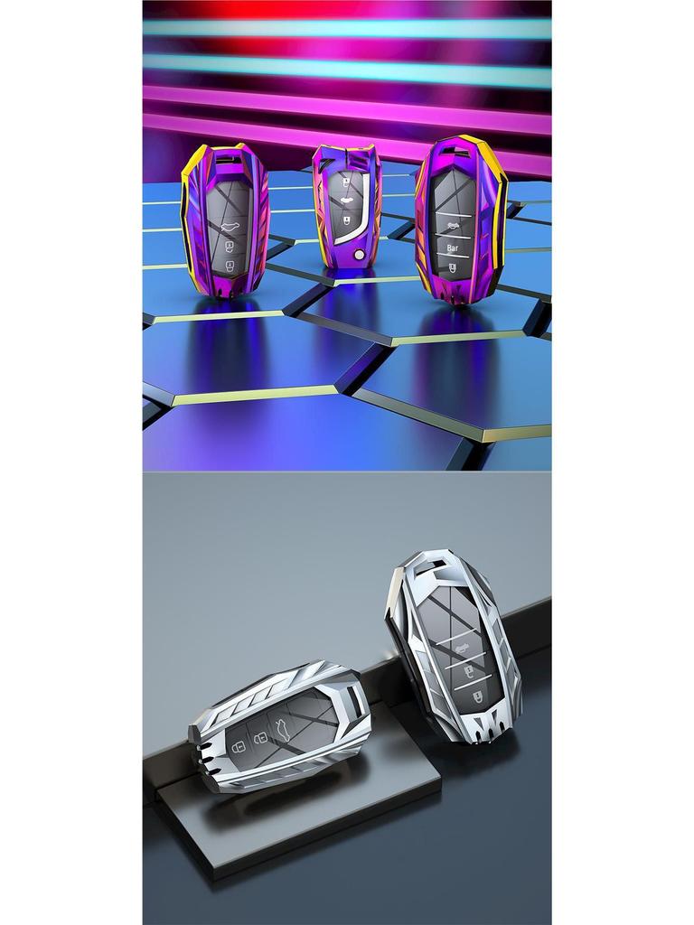 Schlüsselhülle Schutzhülle für Toyota: Highlander, Prado, Corolla, Levin, Crown, Alphard, RAV4