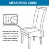 1 Pieces Long Back Chair Cover Velvet Spandex Dining Chair Slipcover Large Elastic Stretch Case for Kitchen Banquet Stool Cover