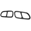 2pcs Exhaust Tip Trim Frame Quad Outlet Replacement for MercedesBenz CLA SLK R172 SL R231