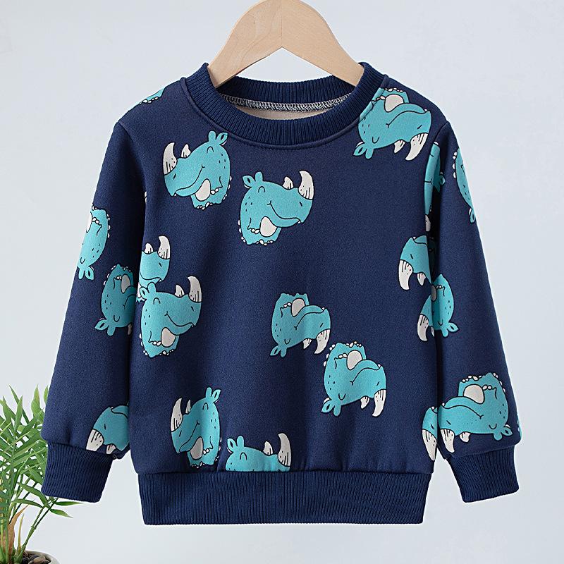 

Boys Sweatshirt Stitching Sleeved Loose Sweater Spring Autumn Children s Street Style Casual Clothes 120cm