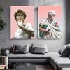 Classic Masterpiece David Statue Canvas Painting Character Posters and Prints Wall Art Pictures for Living Room Home Decoration
