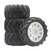 4PCS 85mm 12mm Hex Monster Truck Wheel Rubber Tires for SCY 16101 Pro 16102 Pro WLTOYS 144001 144010 1/16 Off-Road RC CarParts