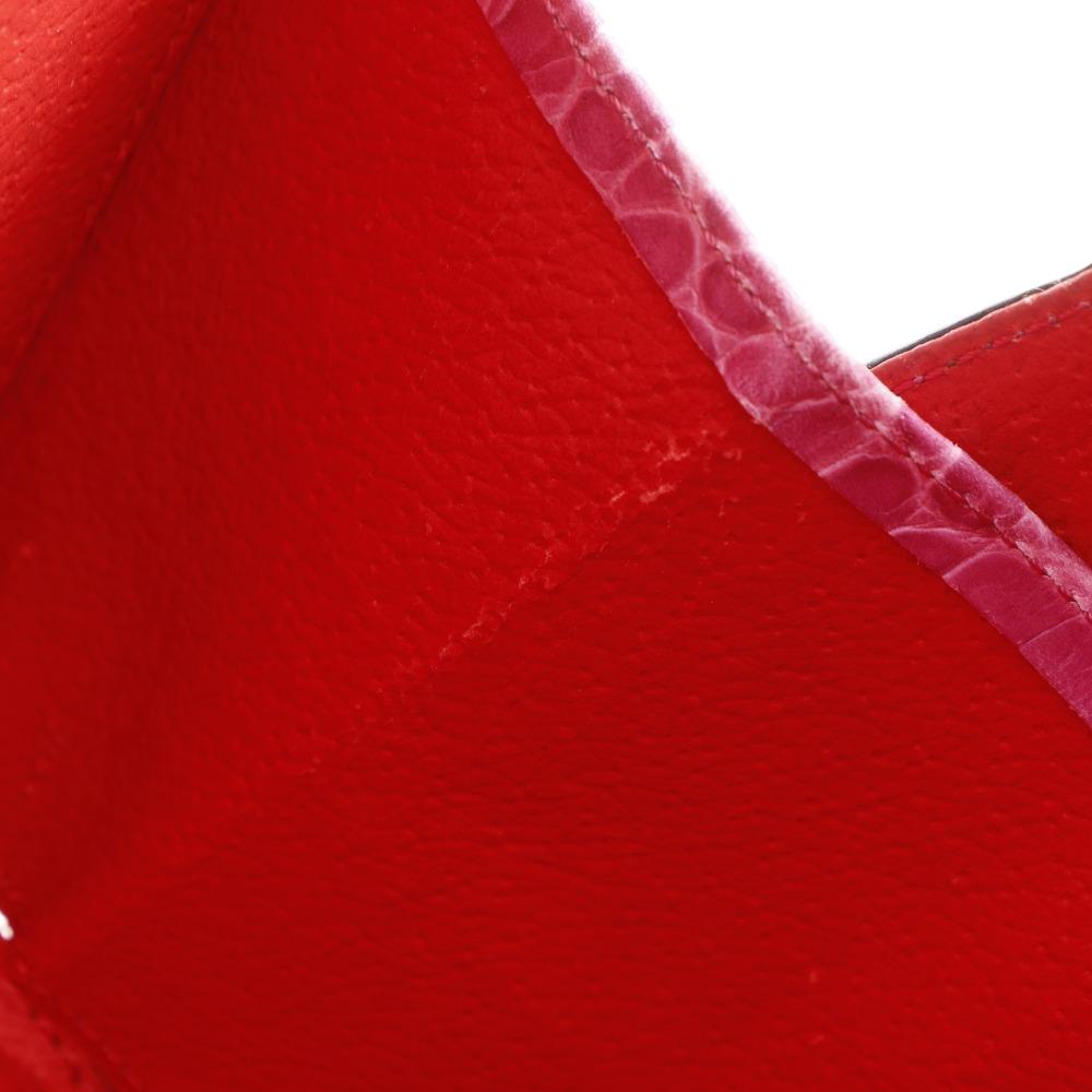 CELINE Handbag pink Embossed Leather Women Used