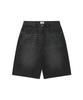 WACKY WILLY Basic Bermuda Denim Shorts Black