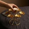 Lotus-Flower Oil-Lamp Stand Stable for Prayer Rooms