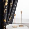 1pc Luxury Marble Pattern Curtain with Gold Foil, Precision Drilling for Home Decor, Curtains for Living Room, Bedroom