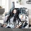 jennie Print Flannel Blanket High Quality Warm Comfortable Cover for All Seasons Perfect for Gifts Home Decor