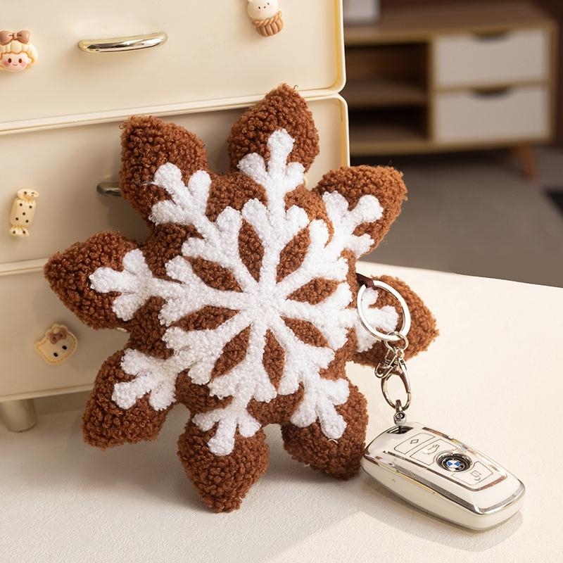 Christmas Soft Stuffed Pillow Cushion Winter Snowflake Plush Toy Dolls Merry Christmas Decors Kid Gifts Happy Latest Year