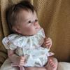 Reborn Baby Girl Doll Bettie 18 Inch Adorable Lifelike Soft Touch Cloth Full Vinyl Body Simulation Doll 3D Paintied Skin Visible Vein Newborn Doll Toy