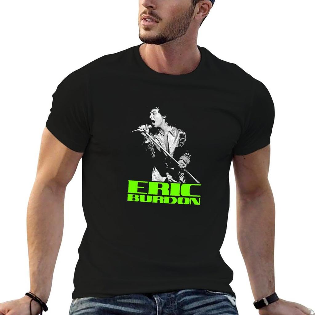 Eric BurdonEric Burdon Classic TShirt Big Size Short Sleeve Casual Top