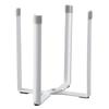 Yamazaki Plastic Bag Holder, White, Approx. W12 X D9.5 X H16.5cm, Plate, Drainer, Corner Sink Strainer, Tabletop Trash Can, Slim and Foldable, 6534