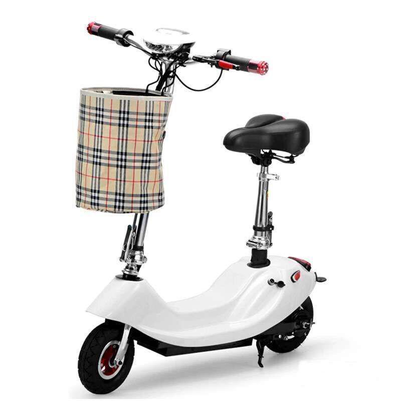 Little Dolphin Folding Electric Scooter: Two-Wheel Lithium Battery Commuter Bike for Teens