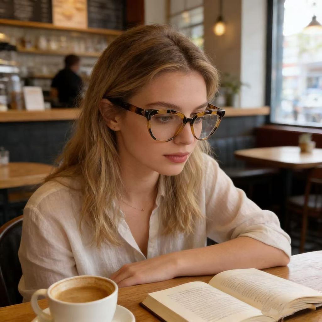 Anti Blue Light Reading Glasses For Women Myopia Glasses Prescription Eyewear Glasses