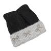 Autumn and Winter New Cute Cat Ears Bow Wool Hat Versatile Women's Big Head Circumference Ear Protector Knitted Cold Hat Wholesale