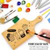 12 Pack Bamboo Cutting Board with Handle, 11" X 5" Individual Charcuterie Boards, Blank Laser Engraving Board, Bulk Food Platter, Mini Board