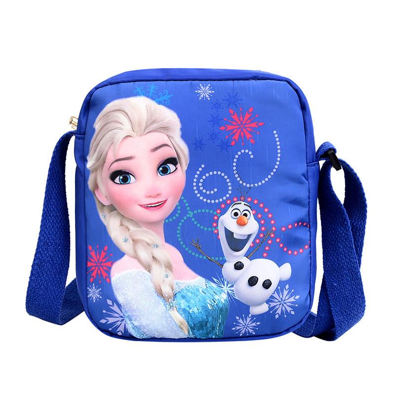 Детская холщовая сумка-кроссбоди для девочек Disney Frozen с милым дизайном принцесс для повседневного использования