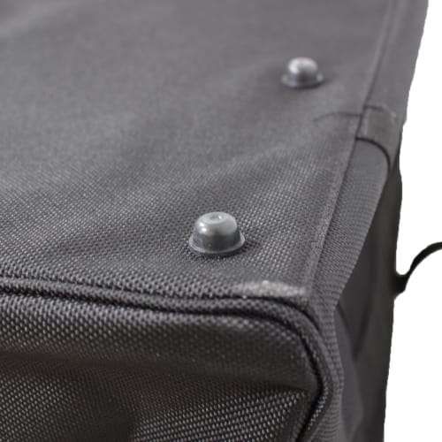 BIGMAN Double Zip Tool Bag, Volume 52, BMB-08, Durable Black Fabric Tool Bag for DIY and Outdoor Use, Model Number: 4962308193296