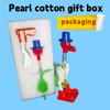 Novelty Drinking Water Bird Toy Funny Lucky Bobbing Bird Non-Stop Liquid Glass Permanent Duck Creative Toys For Kids Boy Girl