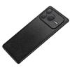Für Honor Power2 5G Hülle Litschi-Textur PU-Leder Beschichtet PC + TPU Schutz Hülle für die Rückseite des Telefons