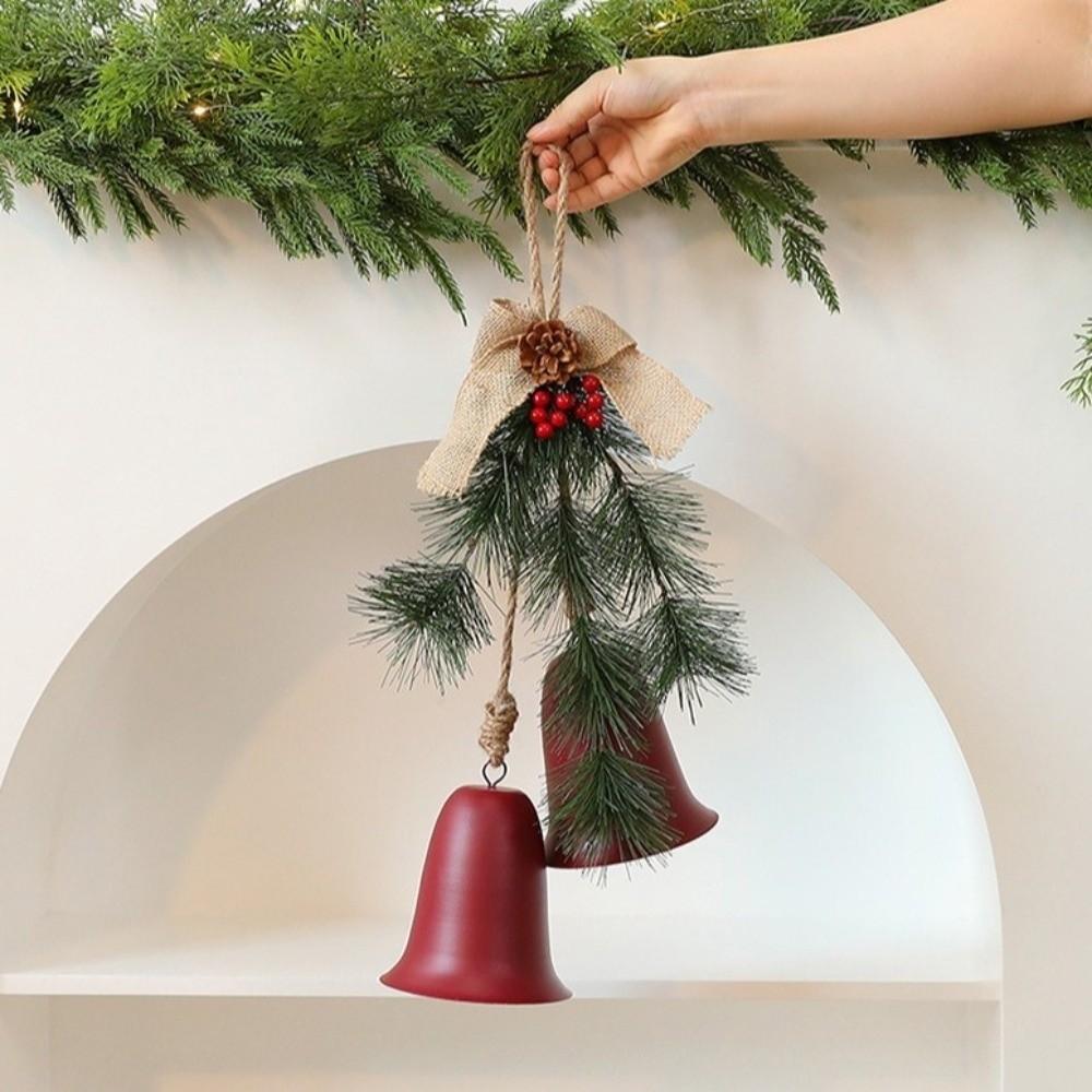 Wall Hanging Christmas Tree Bow Bells Large Bells Decorative Bells  New Year