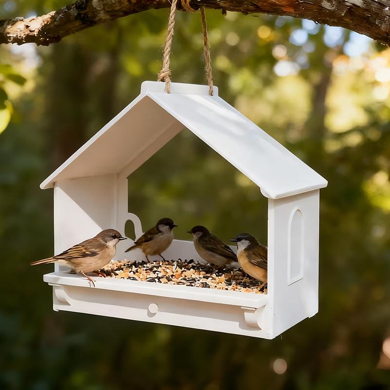 Multi-functional Window Hummingbird Bird Feeder Decorative Hanger Transparent Back Bird House Feeder For Squirrel Garden
