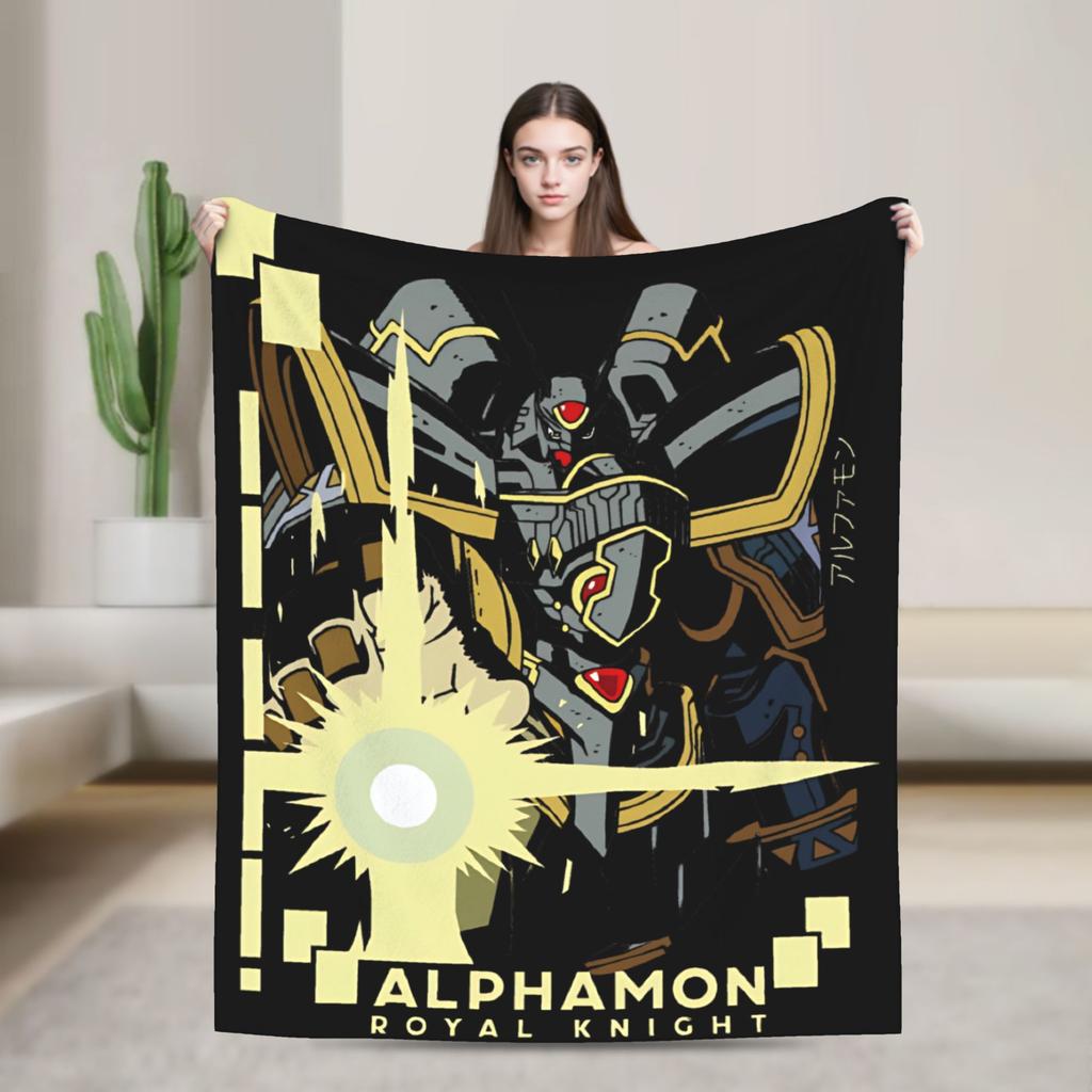 Digimon Agumon Gabumon Sora Anime Blankets Fleece Throw Blanket Summer Air Conditioning Decoration Soft Warm Bedspreads