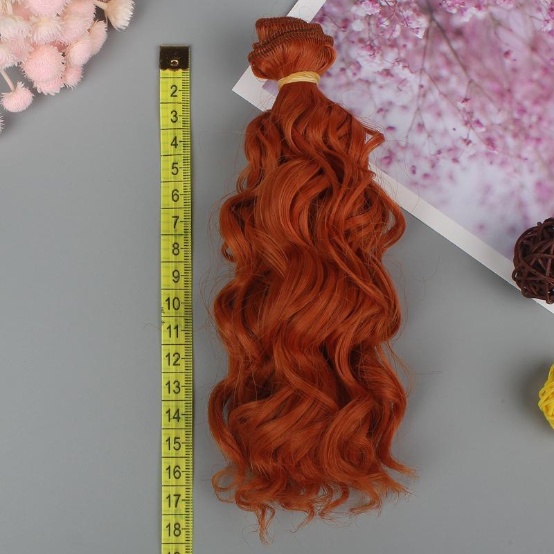 Hot Sale 1/6 1/4 1/3 Doll Hair Curly Wigs Mini Tresses High-Temperature Screw Periwig Toy Doll Accessory Kids Gifts