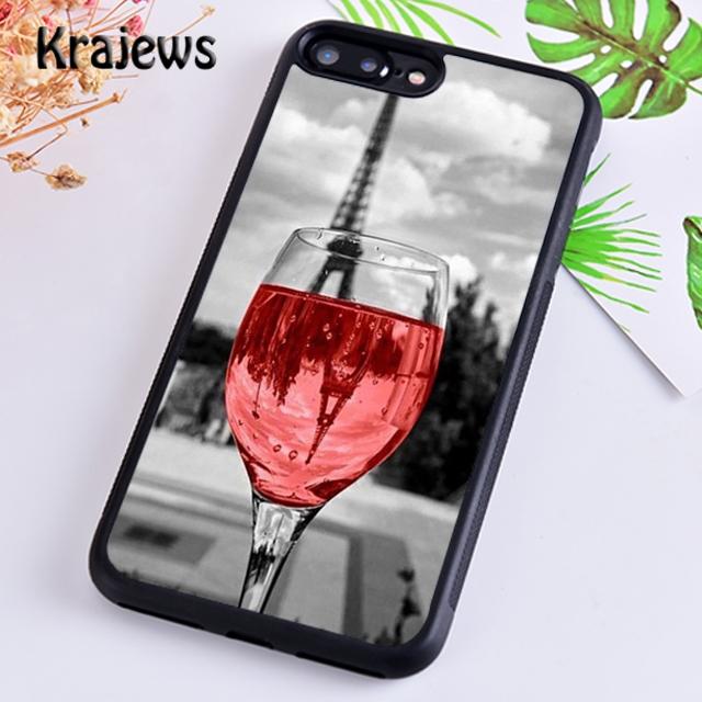 

Krajews 1004 Vintage Wine Pattern Phone Case Cover For iPhone 17 Air 16 15 14 plus 11 12 pro max coque Fundas iPhone 13