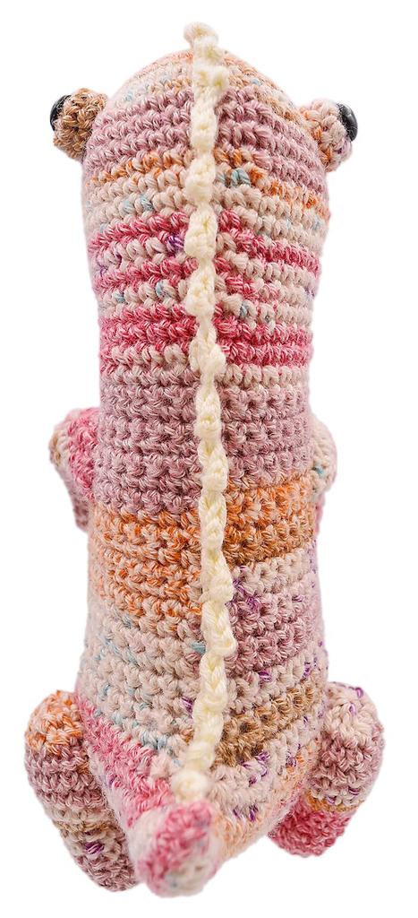 NASKA Amigurumi Kit Theo the Lizard (Made with Naifmela and Ghazal Cotton) by Elta Design, Hiroko Takeda, HT-25