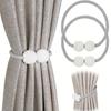 Magnetic Curtain Tiebacks,Curtain Holdbacks for Draperies,Elegant Curtain Tie Backs for Bedroom Farmhouse Home Decors