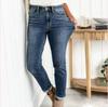 Europe et États-Unis Jeans moulants stretch petits pieds pour femmes Automne Tempérament Slim Pantalon crayon