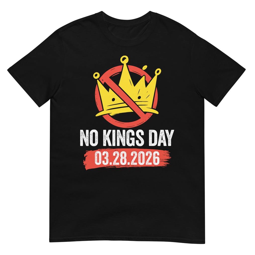 Retro Patriotic No Kings March 28 2026 No Kings Men Women T-Shirt