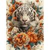 CHENISTORY Full Diamond Painting Animal Tiger 5d Diy Diamond Mosaic Flower Home Decorative Rhinestone Pictures Craft Kit