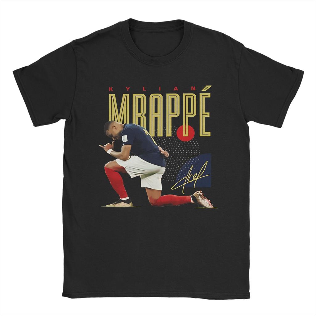 Magliette Unisex Divertenti Meme Dittatore di Mbappé Calcio Vintage Manica Corta Girocollo 100% Cotone Abbigliamento Stampato