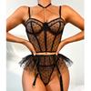 erotic underwear seduces passion, small breasts gather clothes transparent pajamas set sexy