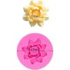 Pink 3D Flower Lotus Silicone Mold for DIY Cupcake Cake Topper Decoration Jelly Shots Fondant Mold Crystal Handmade Ice Cream Soap Mould Candy Making