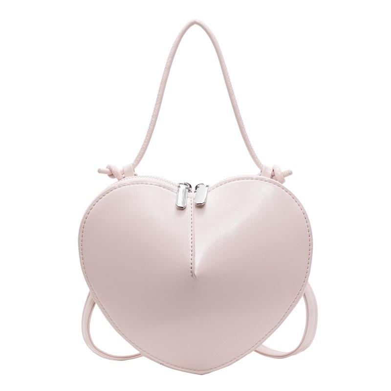 2026 Creative Trendy Korean INS Style Persality Red Heart Small Bag Women's Casual High-end Crossbody  Wallet Bags