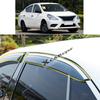 For NISSAN Sunny 2011-2015 2016- Car Body Styling Sticker Plastic Window Glass Wind Visor Rain/Sun Guard Vent Parts