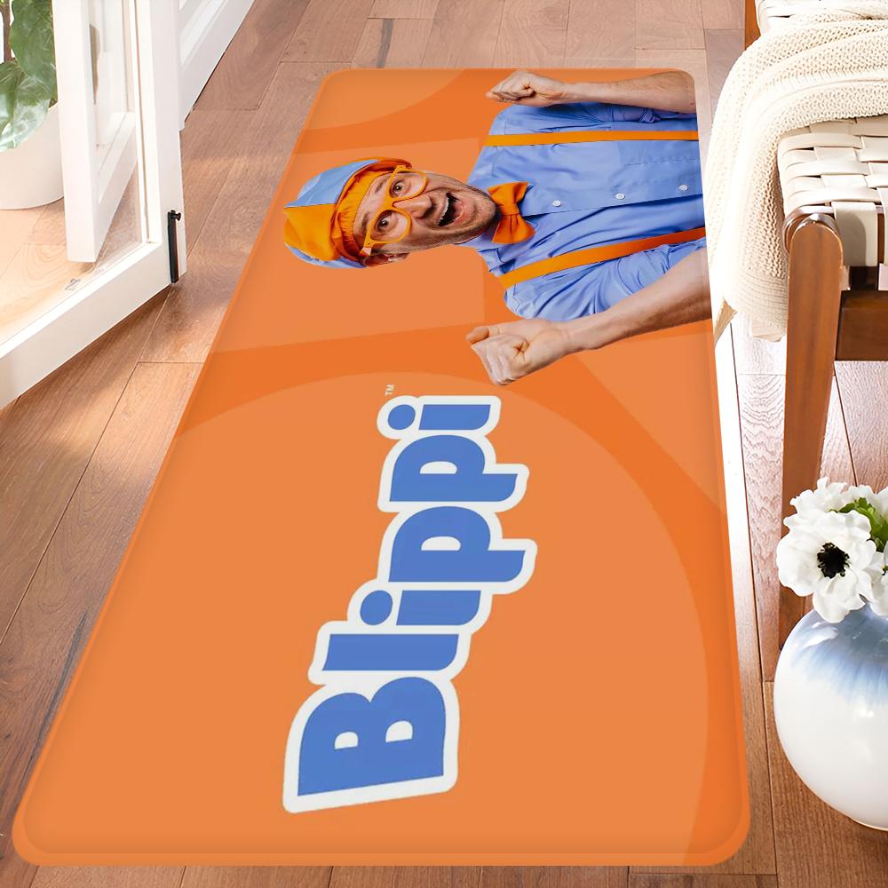 B-Blippiing Creative ABC Pattern Kitchen Mat Anti-Slip Doormat for Kids Room Bedroom Living Room Balcony Decoration