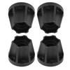4pcs RC Car Wheel Hex Hubs Wheel Adapter Black Fit for SCX10 1Celsius10 RC Crawler 1.9inch 2.2inch Wheel