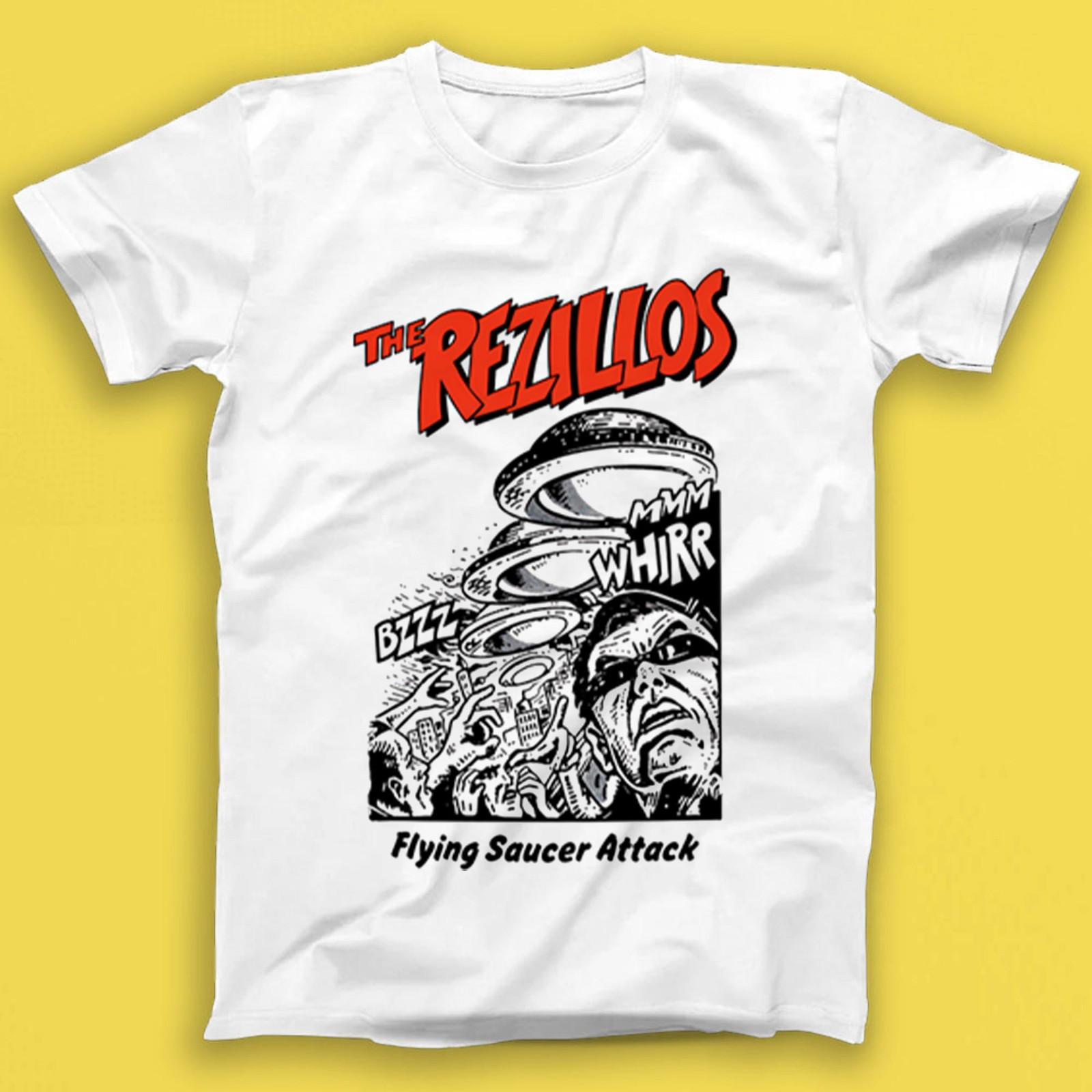 The Rezillos Flying Saucer Attack Punk Rock Music Gift Tee T Shirt 6047 S