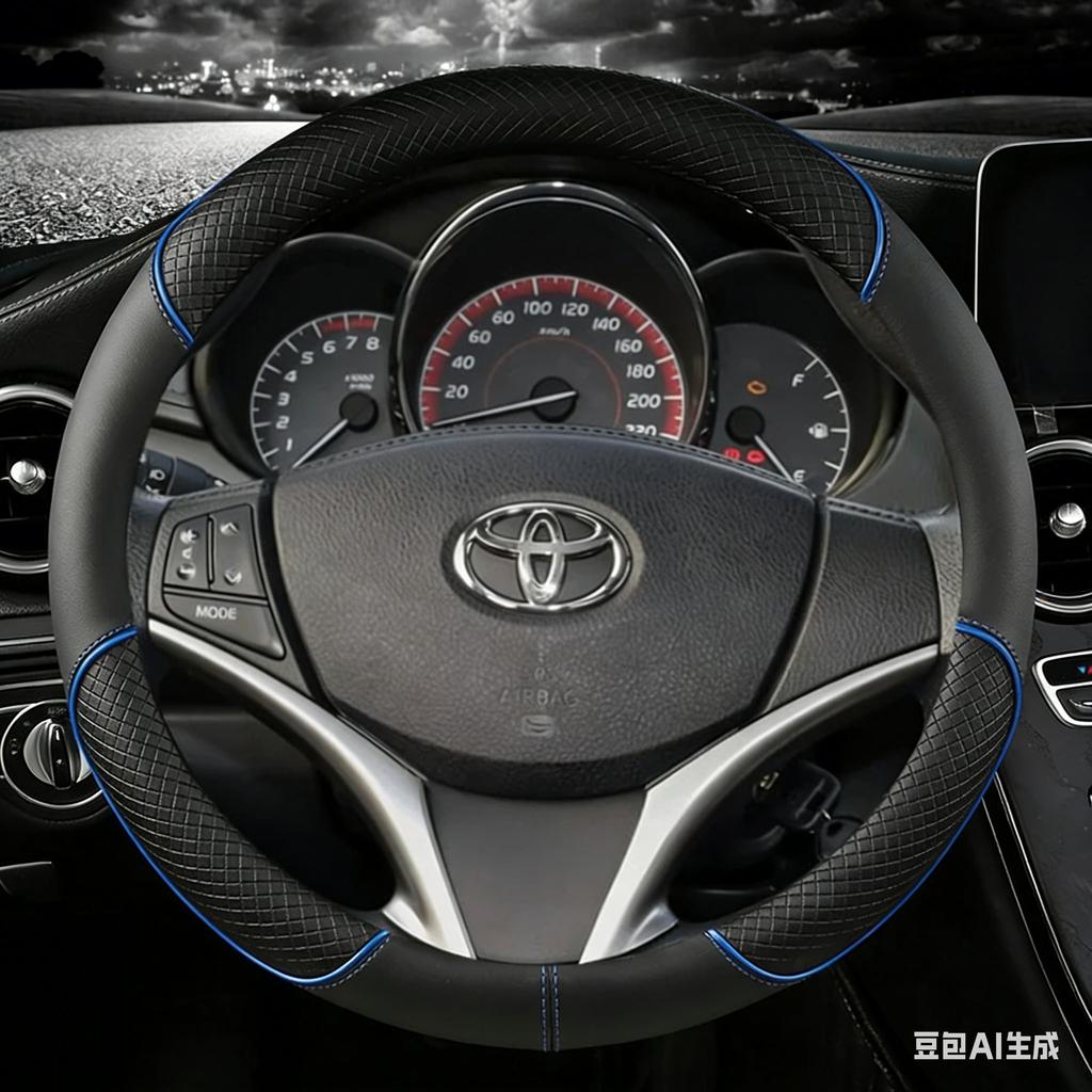 Or Toyota Yaris Vios 2014 Leather Car Steering Wheel Cover F 2015 2016 2017 2018 Auto Accessories